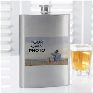 Your Own Photo Personalized Photo Flask - 51646
