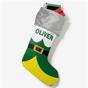 Elf® Personalized Grey Christmas Stockings - 51723-GR
