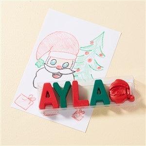Personalized Name Crayons for Christmas - 3-5 Letters - 51811D-S