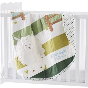 Embroidered Cant Sheep Quilted Play Mat - 51855