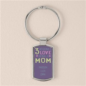 Reason Why Personalized Photo Charm Keychain - Rectangle - 51882-K