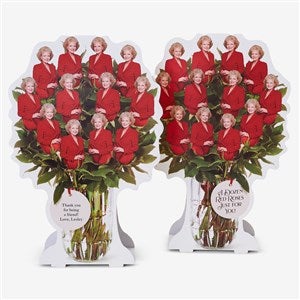 A Dozen Red Roses, Personalized Golden Girls Bouquet - 51900