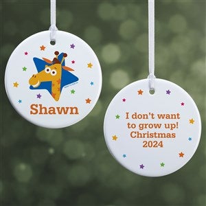 Toys R Us® Geoffrey Personalized Christmas Ornament- 2.85 Glossy - 2 Sided - 51940-2S