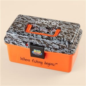 Personalized Kids Camo Tackle Box - 52078-T