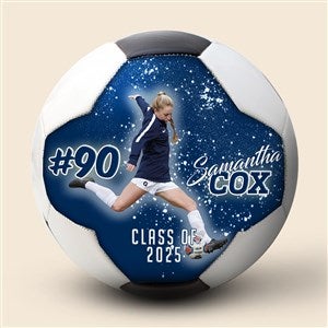 Personalized Firefly Photo Soccer Ball - 3 Player - 52087D-SP