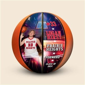 Personalized Burst Photo Mini Basketball - 52092D-SP