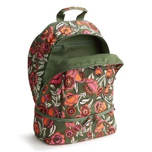 Embroidered Vera Bradley Chancery Backpack in Bubbly Flowers  display picture 1