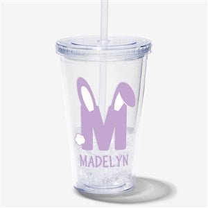 Bunny Monogram Personalized 17 oz. Acrylic Insulated Tumbler - 52295