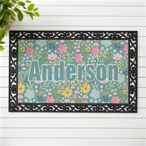 Spring Bloom Personalized Doormat- 20x35 - 52382-M