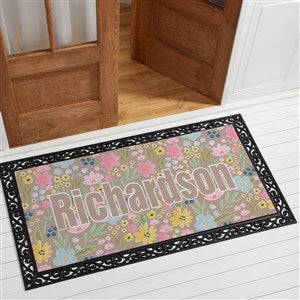 Spring Bloom Personalized Oversized Doormat- 24x48 - 52382-O