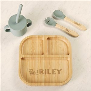 Choose Your Icon Bamboo Kids Dinnerware Set - 52419