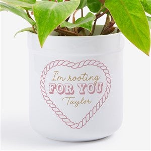 Personalized Im Rooting For You Flower Pot by Jessie James Decker - 52508