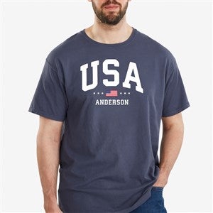 Proud American Personalized Hanes ComfortWash Adult T-Shirt - 52538-CWT