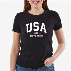 Proud American Personalized Next Level Ladies Fitted Tee - 52538-NL