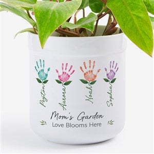 Handprint Art Personalized Outdoor Flower Pot - 52596