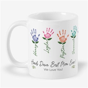 Handprint Art Personalized Coffee Mug 11 oz.- White - 52597-W