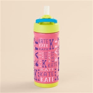 Name  Initial Personalized Reduce Frostee Water Bottle - Pink - 52690-TP