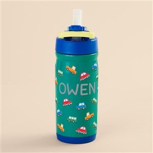 Cars Personalized Kids Insulated Water Bottles - Green - 52693-CG
