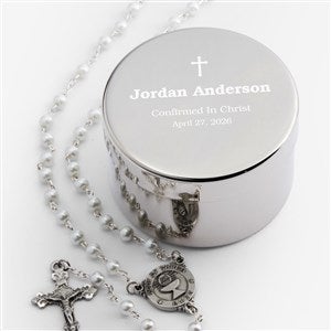 Confirmation Cross Personalized Rosary Case - 52770