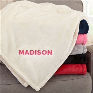 Shadow Name Personalized 50x60 Beige Fleece Blanket - 52812-SI