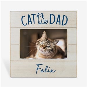 Cat Parent Personalized Shiplap Frame - 4x6 Horizontal - 52854-4x6H