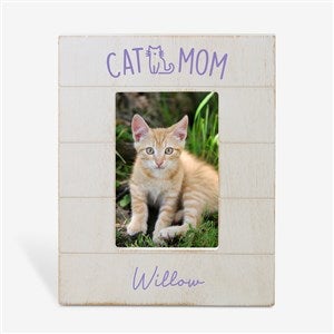 Cat Parent Personalized Shiplap Frame- 4x6 Vertical - 52854-4x6V