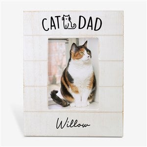 Cat Parent Personalized Shiplap Frame- 5x7 Vertical - 52854-5x7V