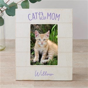 Cat Parent Personalized Shiplap Frame- 4x6 Vertical - 52854-4x6V