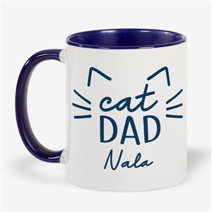 Cat Parent Personalized Coffee Mug 11 oz.- Blue - 52856-BL