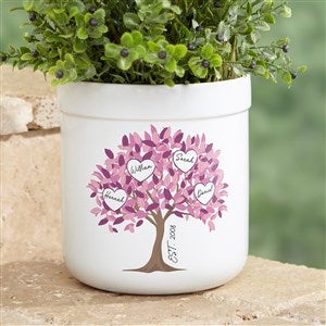 Vibrant Family Tree Personalized Outdoor Flower Pot - 52869