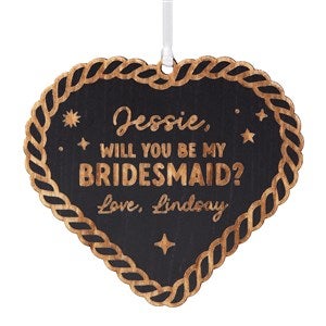 Engraved Black Heart Gift Tag  Ornament by Jessie James Decker - 52941-BLK
