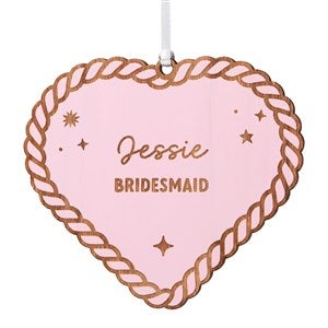 Engraved Pink Heart Gift Tag  Ornament by Jessie James Decker - 52941-P