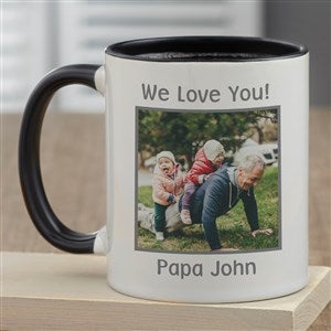 Picture Perfect Personalized Photo Coffee Mug - Black - 52947-B