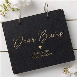 Mom To Be Personalized Wood Photo Album - Black Poplar - 52983-B