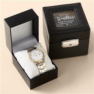 Mens Personalized Watch Box and Watch Gift Set - 53021