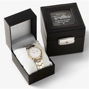 Mens Personalized Watch Box and Watch Gift Set - 53021