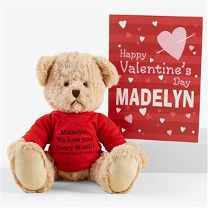 Valentine Teddy Bear and Coloring Book Gift Bundle - 53024