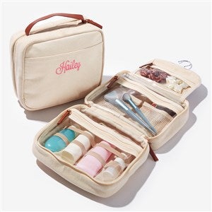 Embroidered Canvas Hanging Travel Bag - 53028