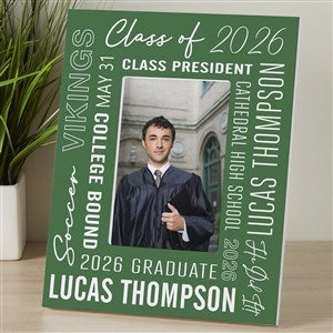 All About Grad Personalized Frame- 4x6 Vertical Tabletop - 53062-T