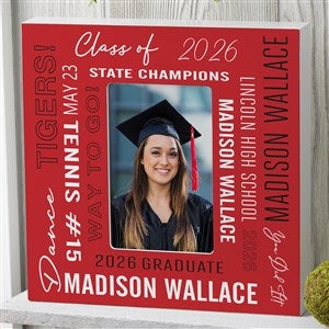 All About Grad Personalized Frame- 4x6 Vertical Box - 53062-B