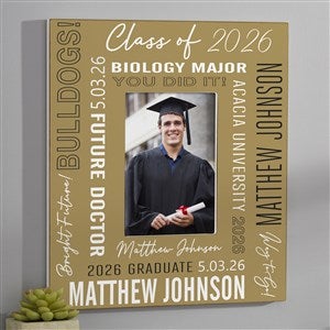 All About Grad Personalized Frame- 5x7 Vertical Wall - 53062-W