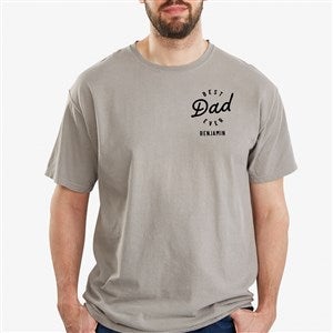 Best Dad Ever Personalized Hanes Adult ComfortWash T-Shirt - 53318-CWT