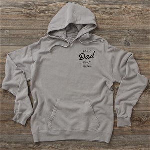 Best Dad Personalized Hanes Adult ComfortWash Hoodie - 53319-CWHS