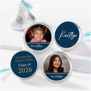Then  Now Graduate Personalized Candy Stickers - 53363