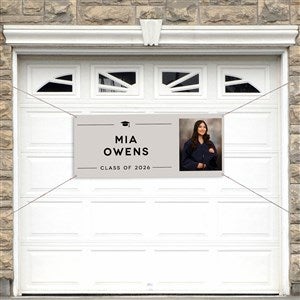 Modern Graduate Personalized Photo Banner - 20x48 - 53385-SP