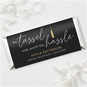 Tassel Was Worth The Hassle Personalized Candy Bar Wrappers - 53392