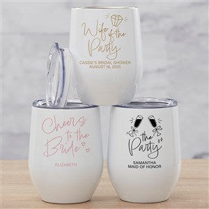 Personalized Bridal Party Wine Tumbler by Jessie James Decker - 53430