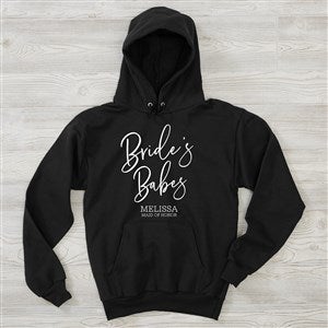Personalized Bridal Party Black Hoodie by Jessie James Decker - 53453-BHS