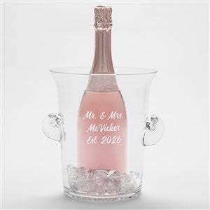 Engraved Glass Ice Bucket with Handles by Jessie James Decker - 53481