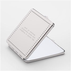 Engraved Beaded Square Compact Mirror by Jessie James Decker - 53487